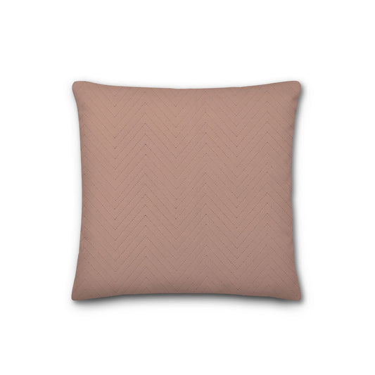 Salmon Quilted Polyester Pillow Sham | QPSH-CS-1139, 26 x 26 inches