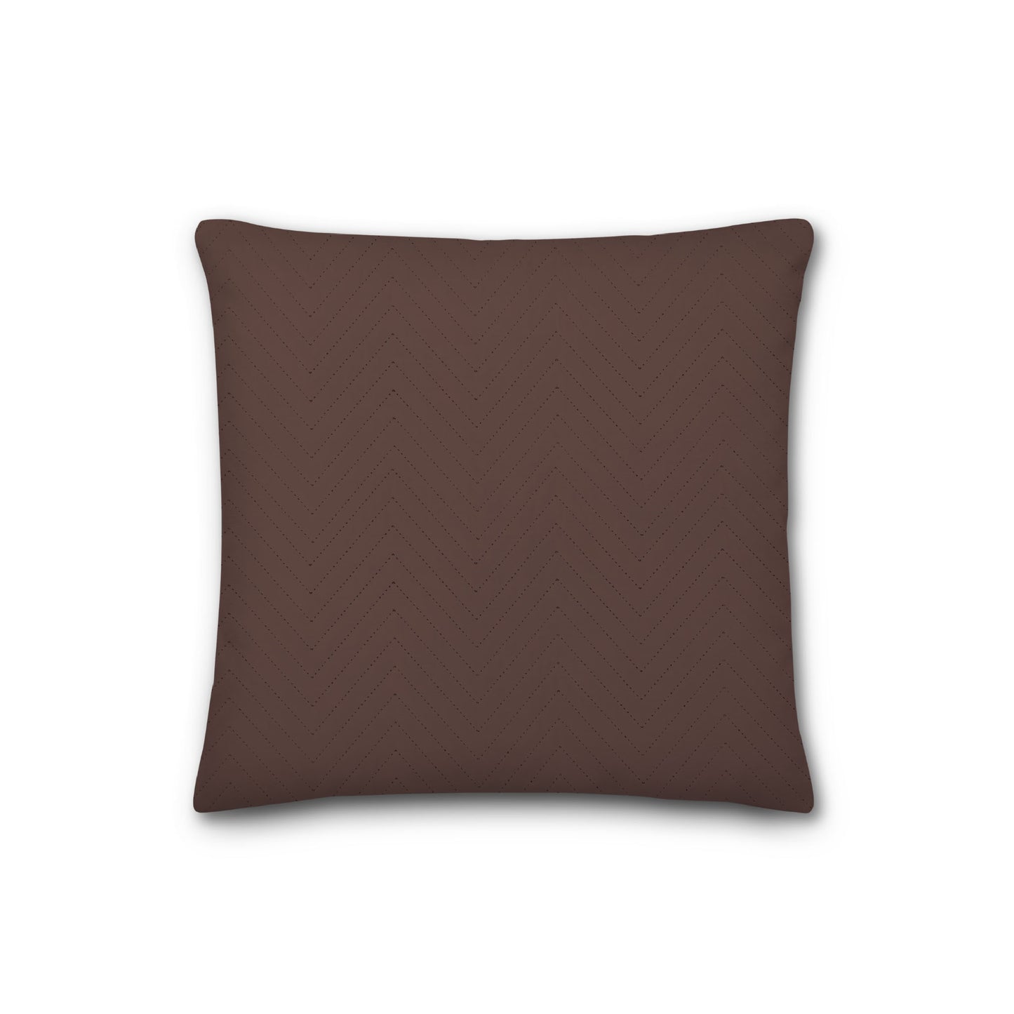 Brown Quilted Polyester Pillow Sham | QPSH-MF-1161, 26 x 26 inches
