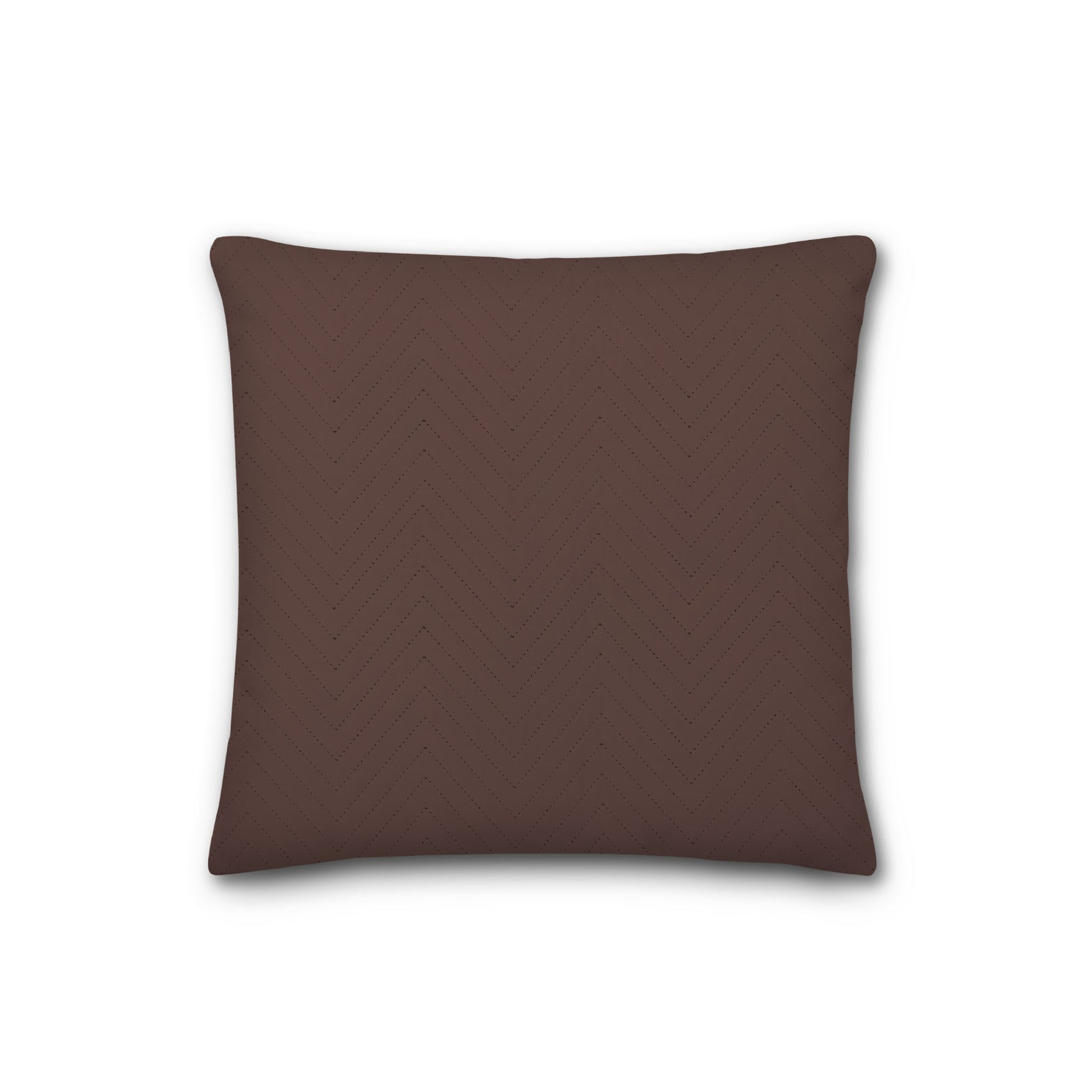 Brown Quilted Polyester Pillow Sham | QPSH-MF-1161, 26 x 26 inches