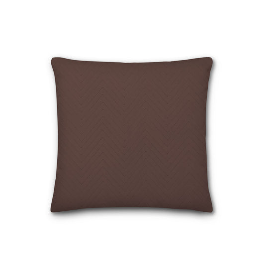 Brown Quilted Polyester Pillow Sham | QPSH-MF-1161, 26 x 26 inches