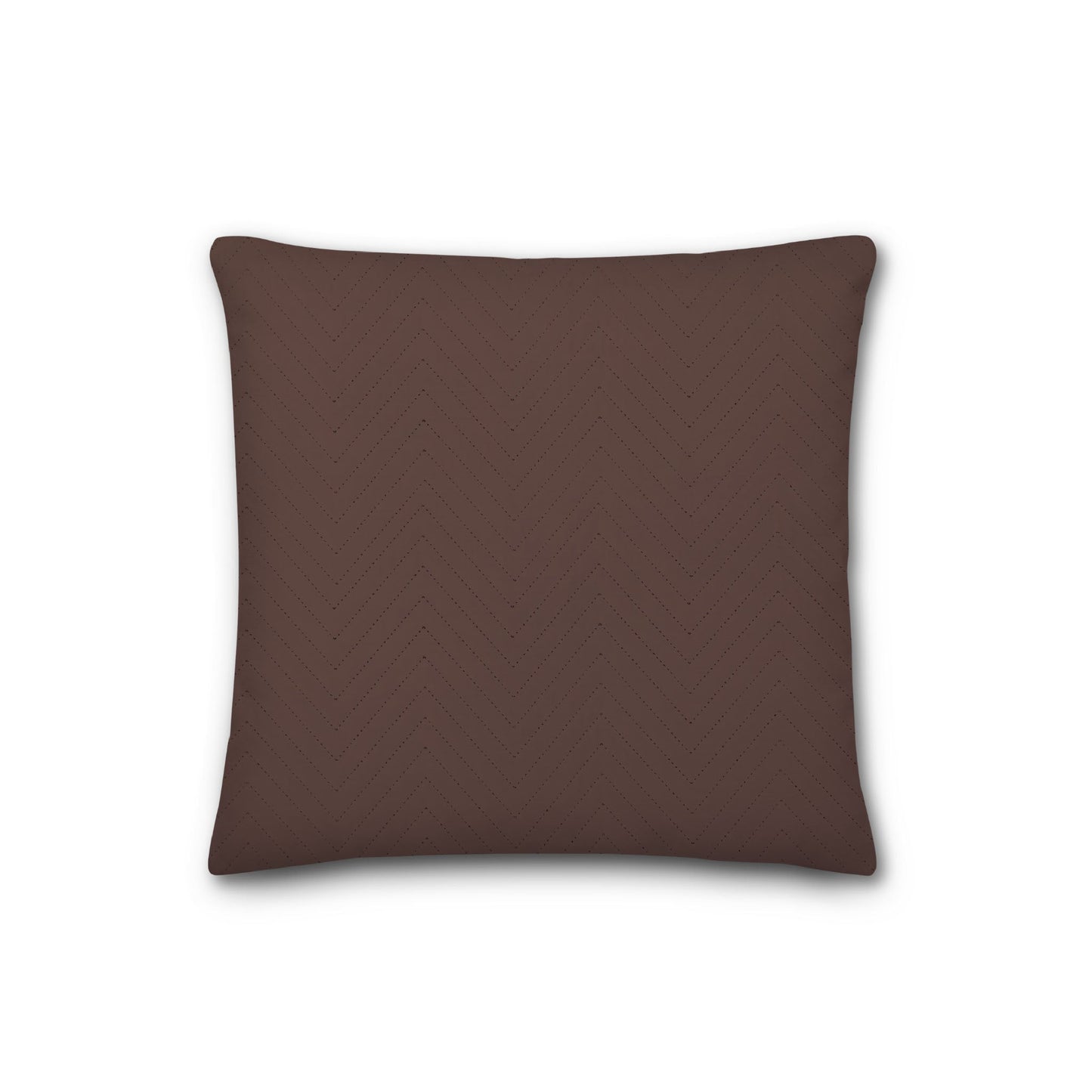 Brown Quilted Polyester Pillow Sham | QPSH-CS-1161, 26 x 26 inches