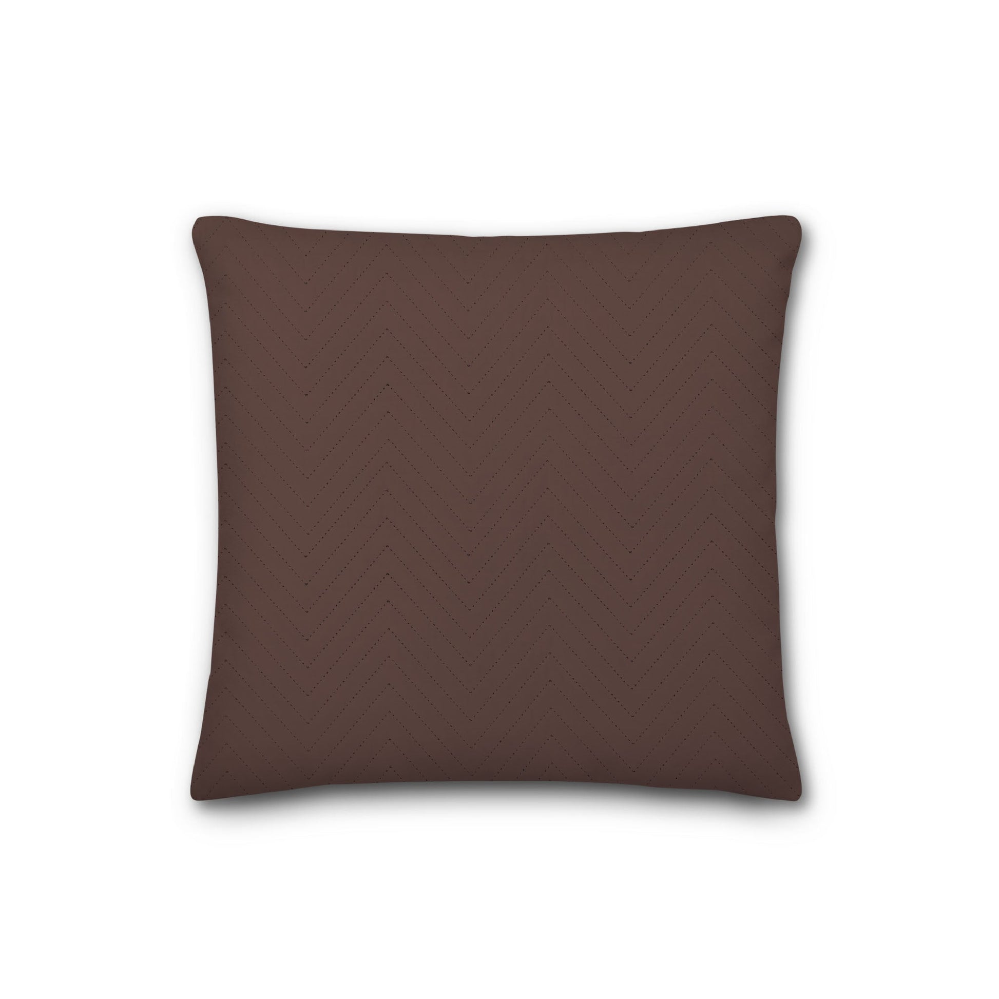 Brown Quilted Polyester Pillow Sham | QPSH-CS-1161, 26 x 26 inches