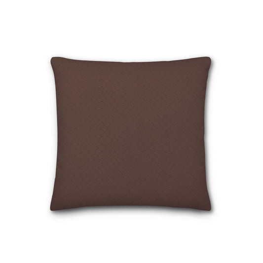 Brown Quilted Polyester Pillow Sham | QPSH-CS-1161, 26 x 26 inches