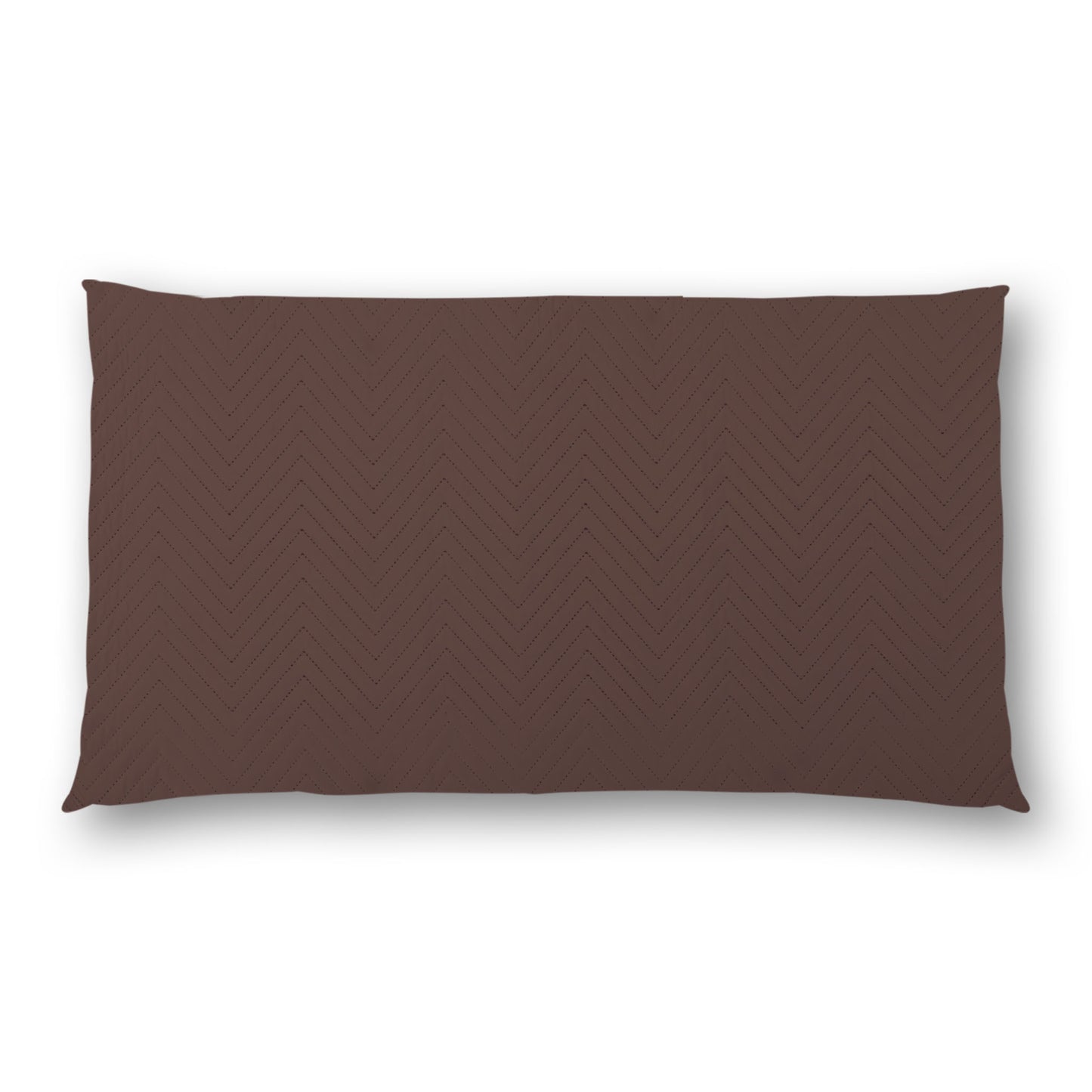 Brown Quilted Polyester Pillow Sham | QPSH-MF-1161, 36 x 20 inches