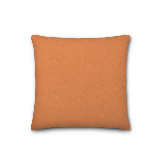 Orange Quilted Polyester Pillow Sham | QPSH-MF-1181, 26 x 26 inches