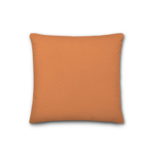 Orange Quilted Polyester Pillow Sham | QPSH-CS-1181, 26 x 26 inches