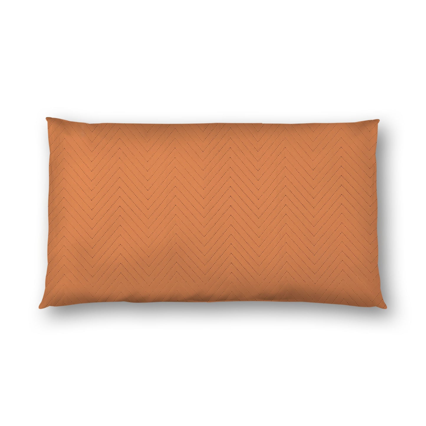 Orange Quilted Polyester Pillow Sham | QPSH-MF-1181, 36 x 20 inches
