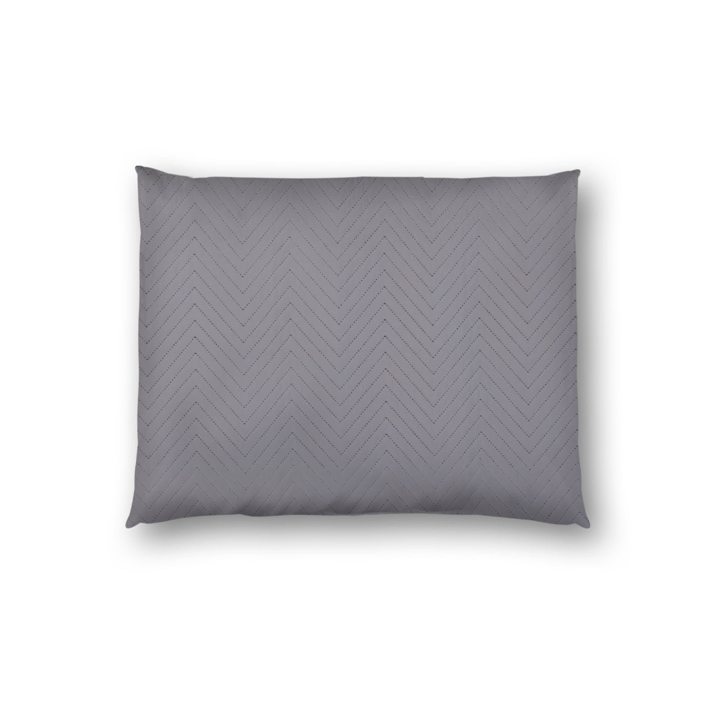 Grey Quilted Polyester Pillow Sham | QPSH-MF-1203, 26 x 20 inches