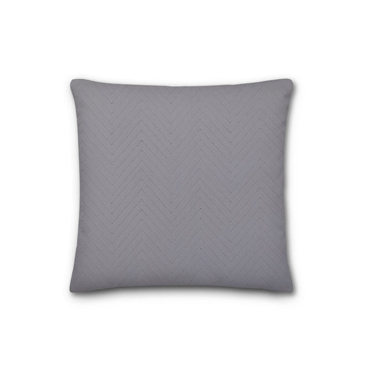 Grey Quilted Polyester Pillow Sham | QPSH-MF-1203, 26 x 26 inches