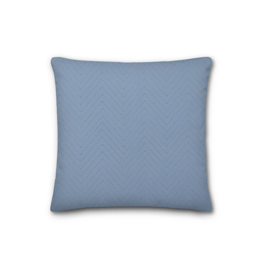 Blue Quilted Polyester Pillow Sham | QPSH-MF-1231, 26 x 26 inches