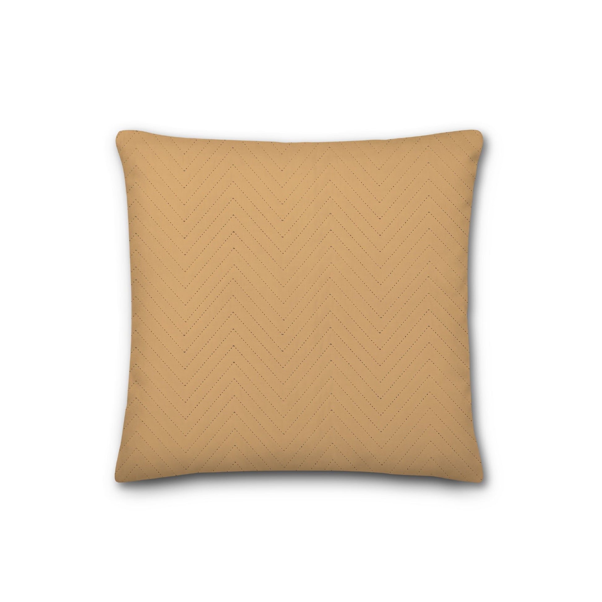Pale Orange Quilted Polyester Pillow Sham | QPSH-CS-1232, 26 x 26 inches