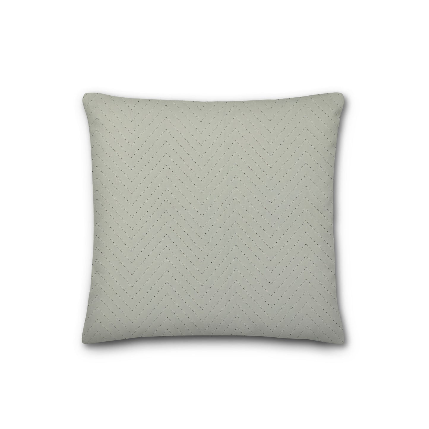 Pale Green Quilted Polyester Pillow Sham | QPSH-MF-1241, 26 x 26 inches