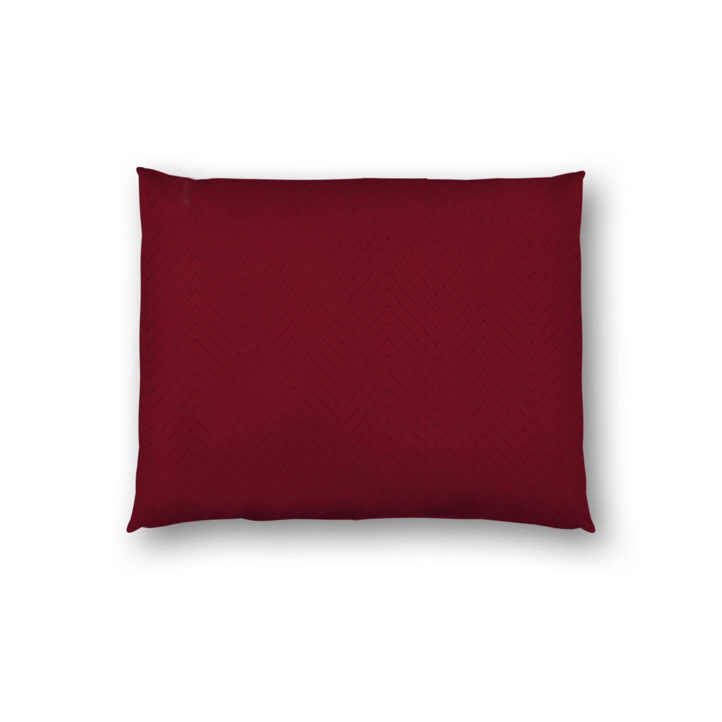 Burgundy Red Quilted Polyester Pillow Sham | QPSH-MF-1281, 26 x 20 inches