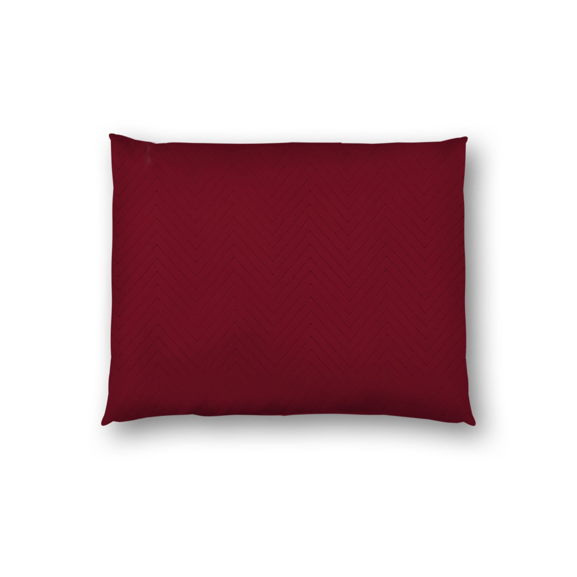 Burgundy Red Quilted Polyester Pillow Sham | QPSH-MF-1281, 26 x 20 inches