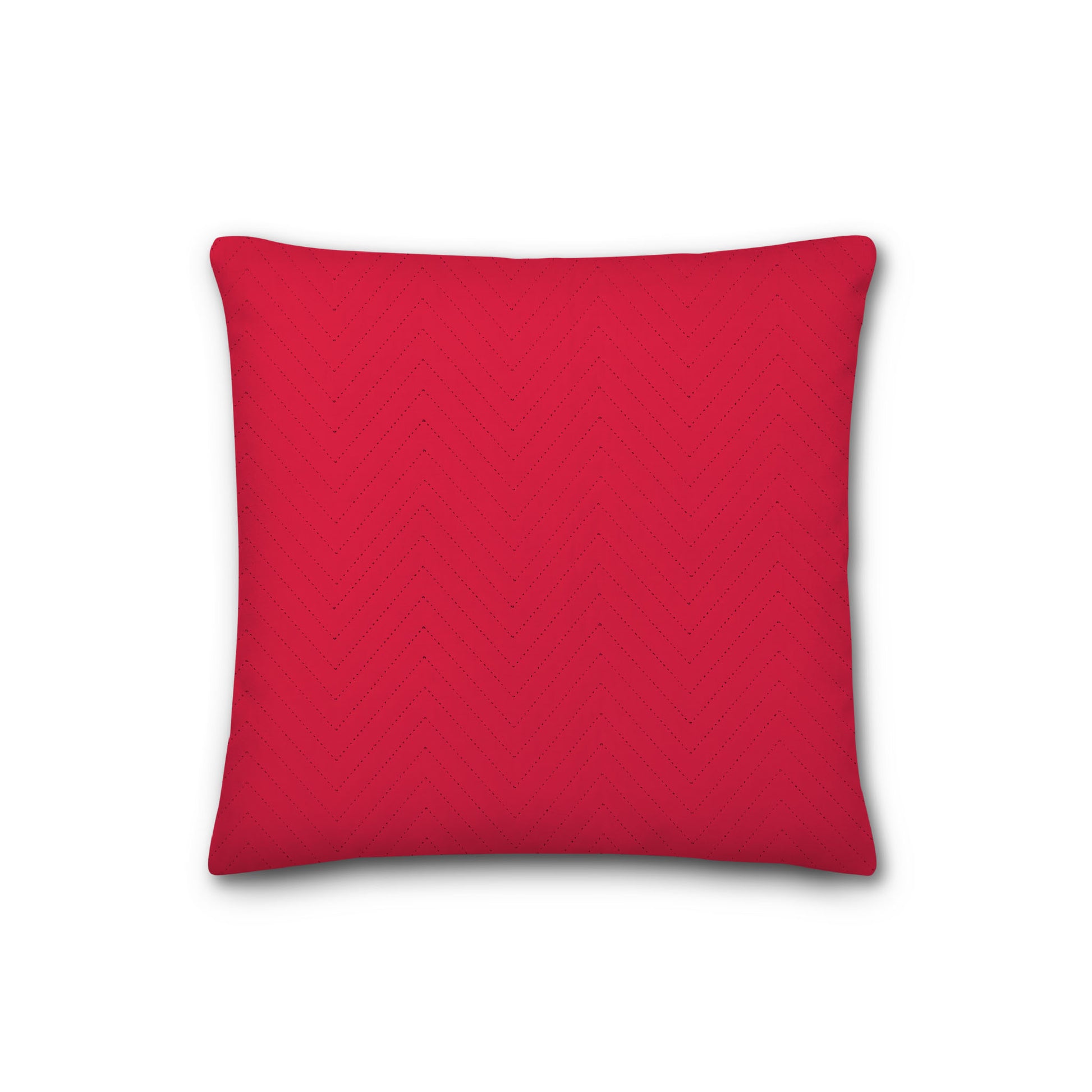 Red Quilted Polyester Pillow Sham | QPSH-MF-1330, 26 x 26 inches