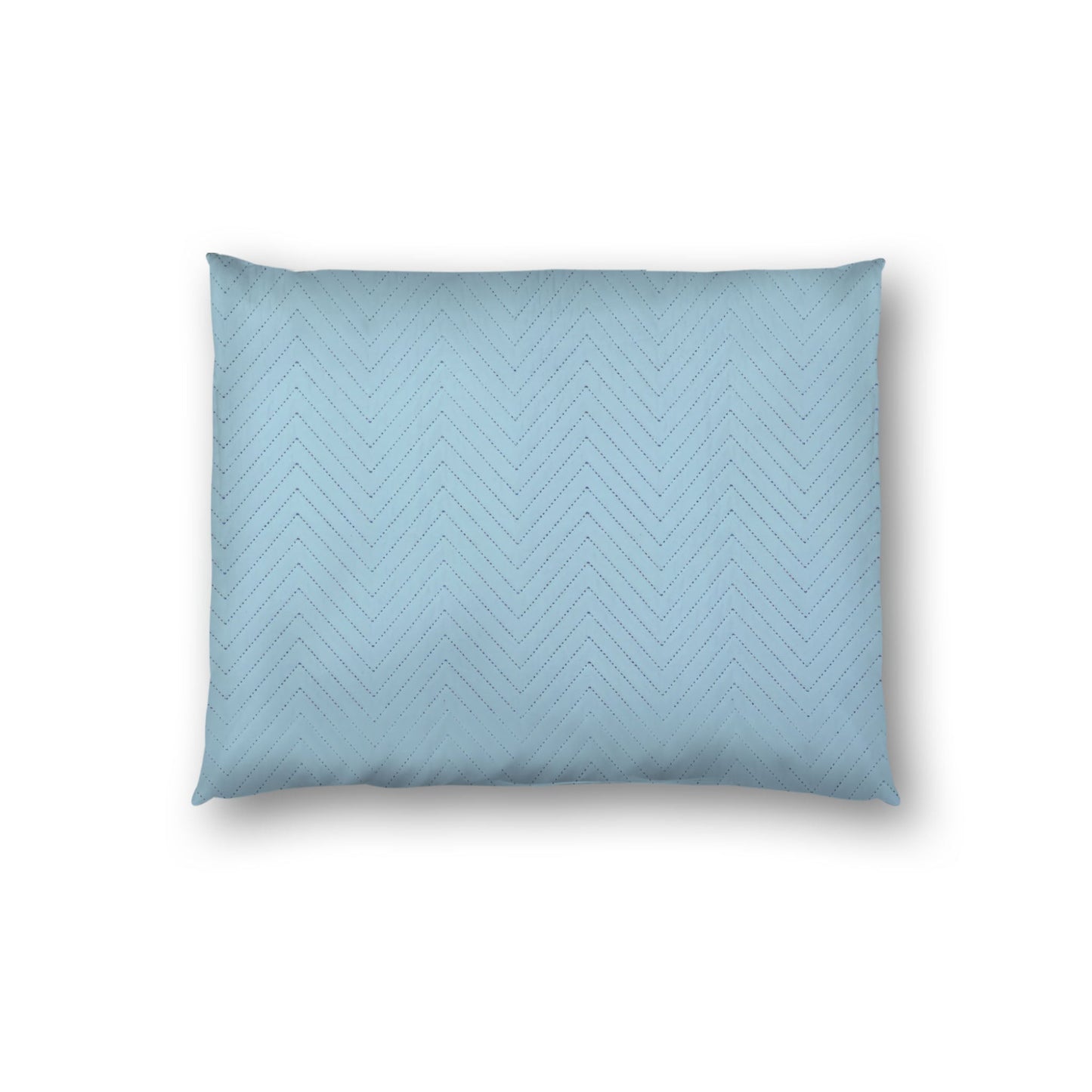 Blue Quilted Polyester Pillow Sham  | QPSH-CS-1370, 26 x 20 inches