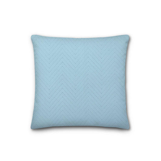 Blue Quilted Polyester Pillow Sham  | QPSH-MF-1370, 26 x 26 inches