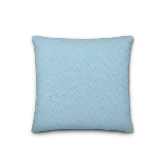 Blue Quilted Polyester Pillow Sham  | QPSH-CS-1370, 26 x 26 inches