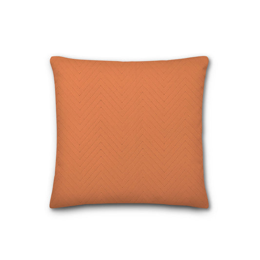 Pale Orange Quilted Polyester Pillow Sham | QPSH-CS-1380, 26 x 26 inches