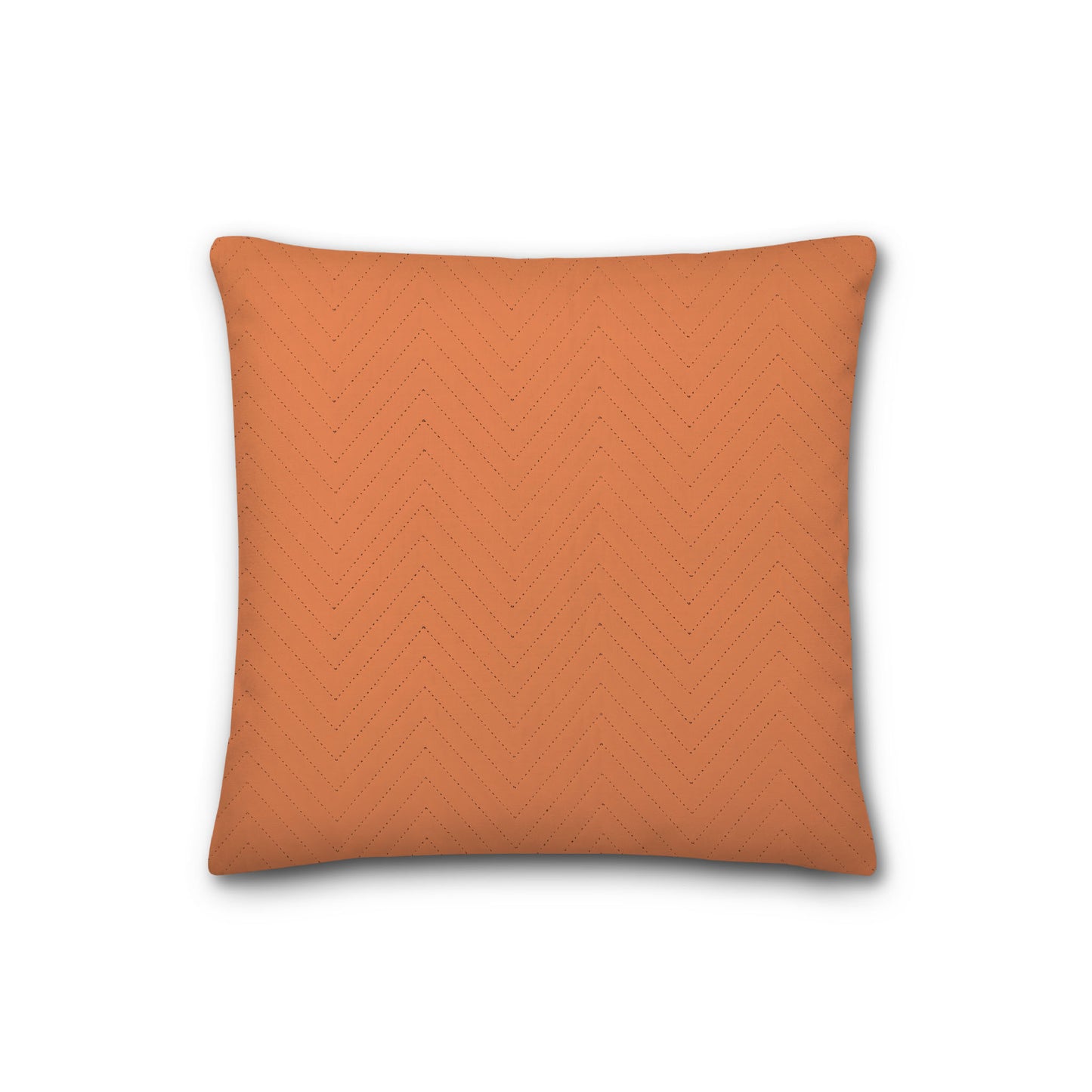 Pale Orange Quilted Polyester Pillow Sham | QPSH-MF-1380, 26 x 26 inches