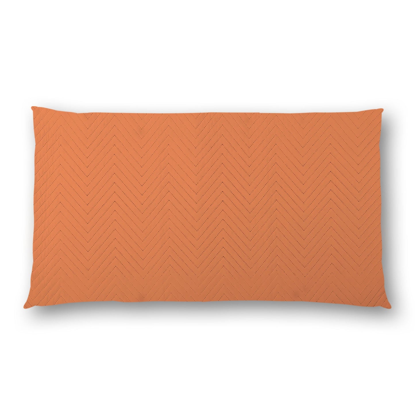 Pale Orange Quilted Polyester Pillow Sham | QPSH-CS-1380, 36 x 20 inches