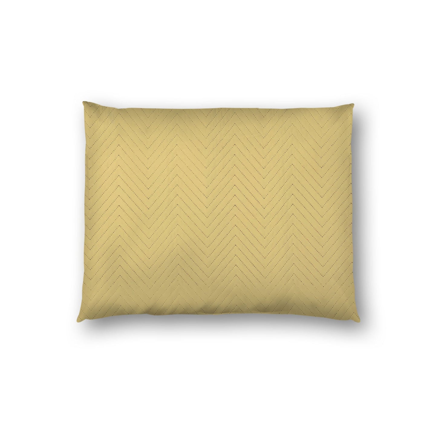 Yellow Quilted Polyester Pillow Sham | QPSH-CS-1381, 26 x 20 inches