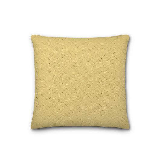 Yellow Quilted Polyester Pillow Sham | QPSH-MF-1381, 26 x 26 inches