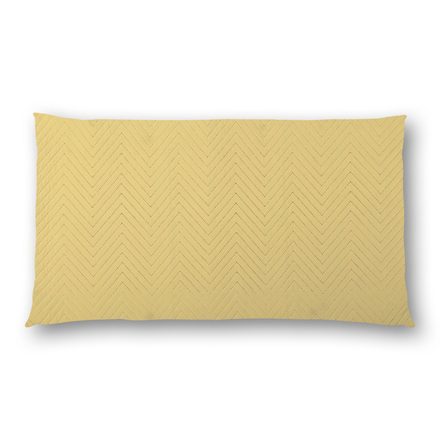 Yellow Quilted Polyester Pillow Sham | QPSH-MF-1381, 36 x 20 inches