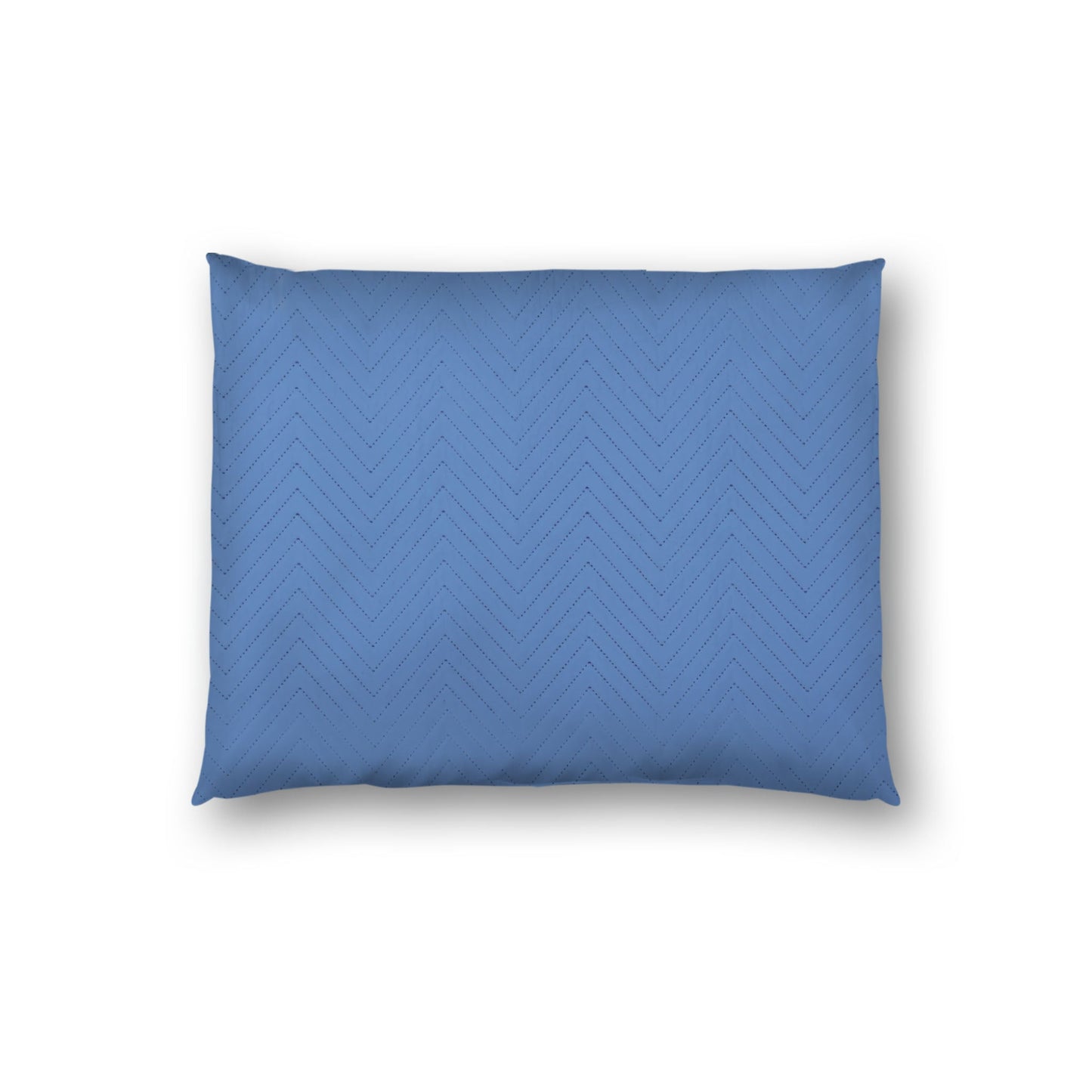 Blue Quilted Polyester Pillow Sham | QPSH-CS-1400, 26 x 20 inches