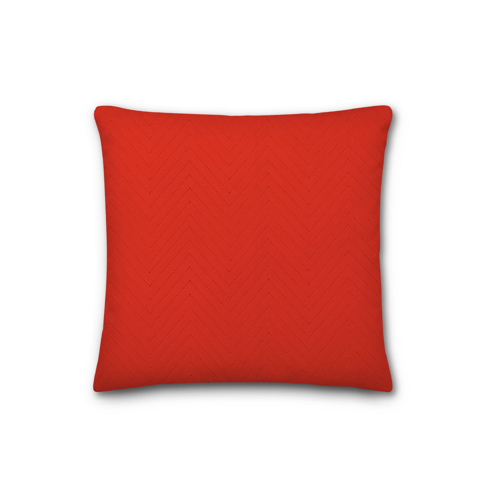 Red Quilted Polyester Pillow Sham | QPSH-CS-1410, 26 x 26 inches