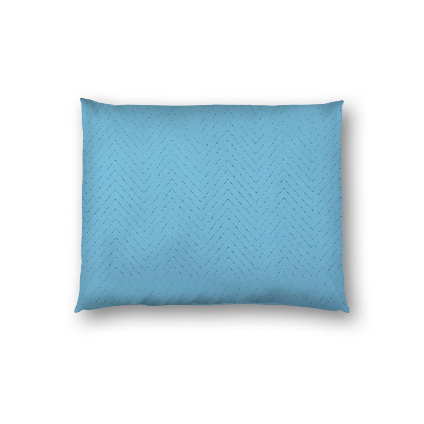 Blue Quilted Polyester Pillow Sham | QPSH-CS-1430, 26 x 20 inches