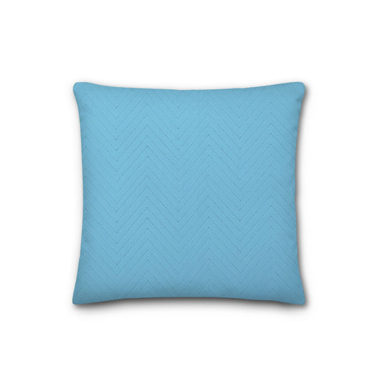 Blue Quilted Polyester Pillow Sham | QPSH-CS-1430, 26 x 26 inches
