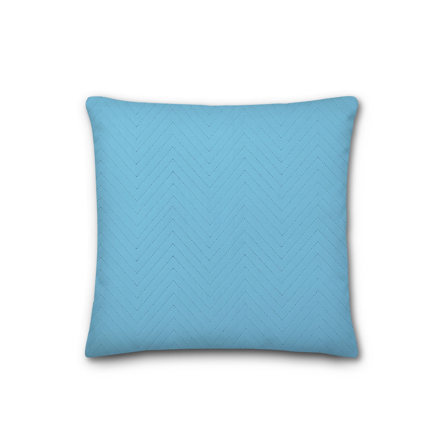 Blue Quilted Polyester Pillow Sham | QPSH-MF-1430, 26 x 26 inches