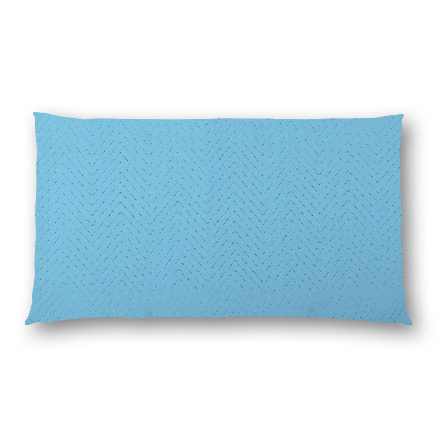 Blue Quilted Polyester Pillow Sham | QPSH-MF-1430, 36 x 20 inches