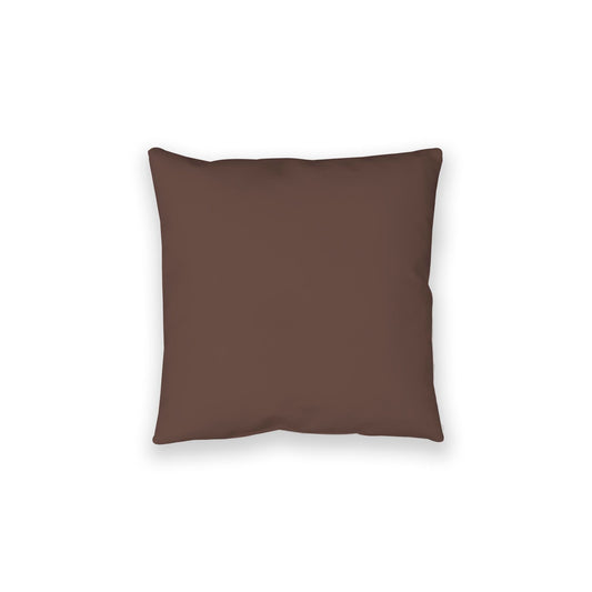 Brown Spun Polyester Floor Pillow, 28 x 28 inches