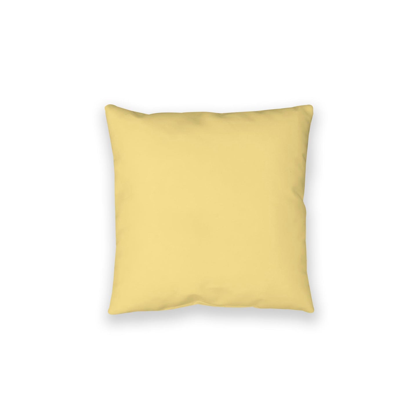 Yellow Spun Polyester Floor Pillow, 28 x 28 inches