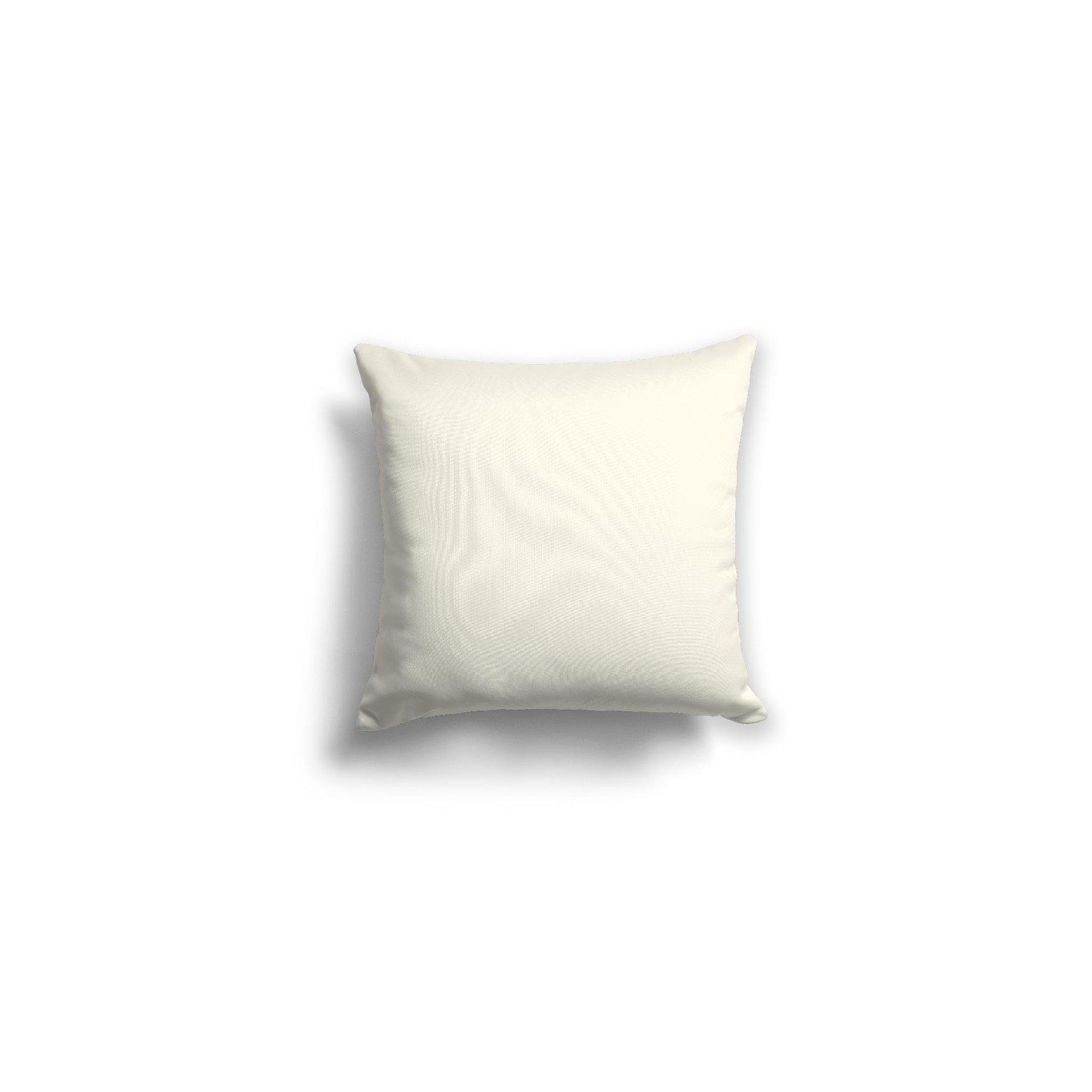 Pale Cream Spun Polyester Throw Pillow, Size 14 x 14 inches / 36 x 36 cm
