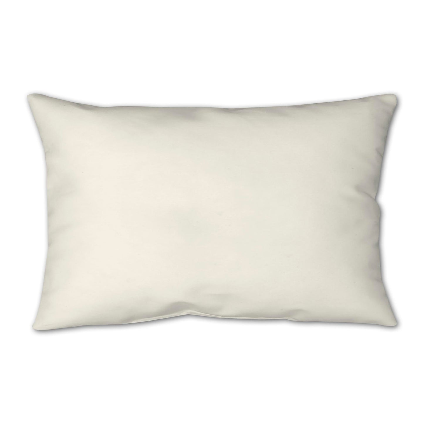Pale Cream Spun Polyester Throw Pillow, Size 25 x 18 inches / 63.5 x 66 cm