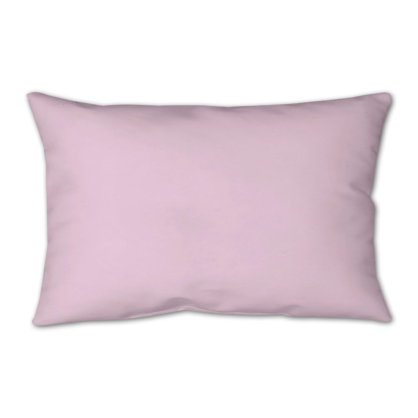 Pink Spun Polyester Throw Pillow 25 x 18 inches / 63.5 x 66 cm