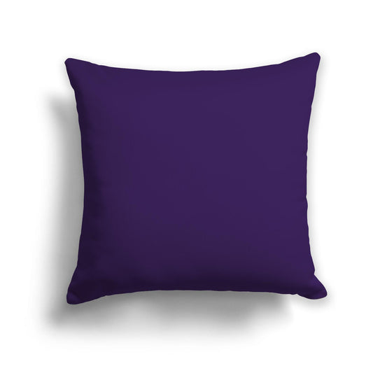 Purple Spun Polyester Throw Pillow 26 x 26 inches / 66 x 66 cm