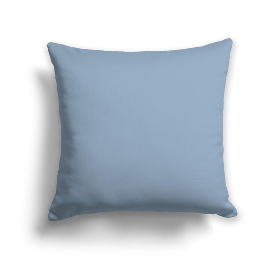 Blue Spun Polyester Throw Pillow 26 x 26 inches / 66 x 66 cm