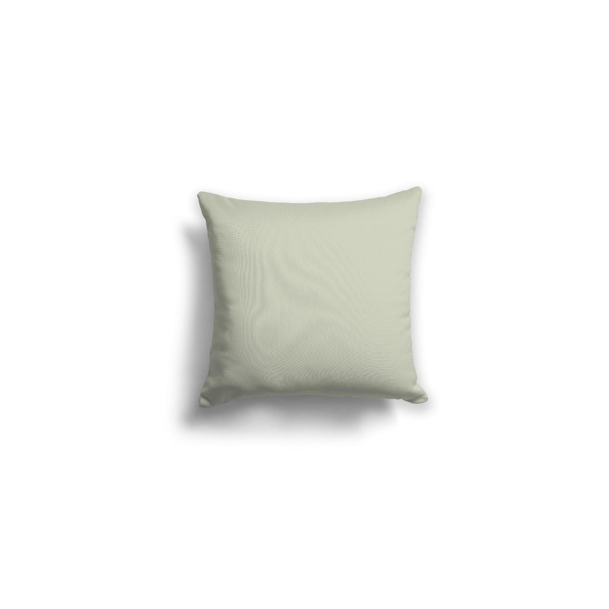 Pale Green Spun Polyester Throw Pillow 14 x 14 inches / 36 x 36 cm