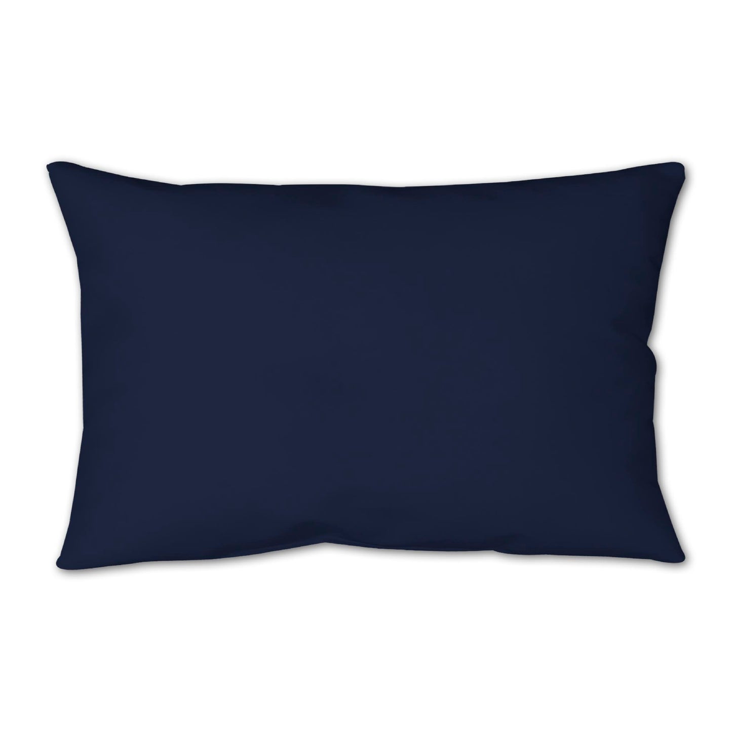 Navy Blue Spun Polyester Throw Pillow 25 x 18 inches / 63.5 x 66 cm