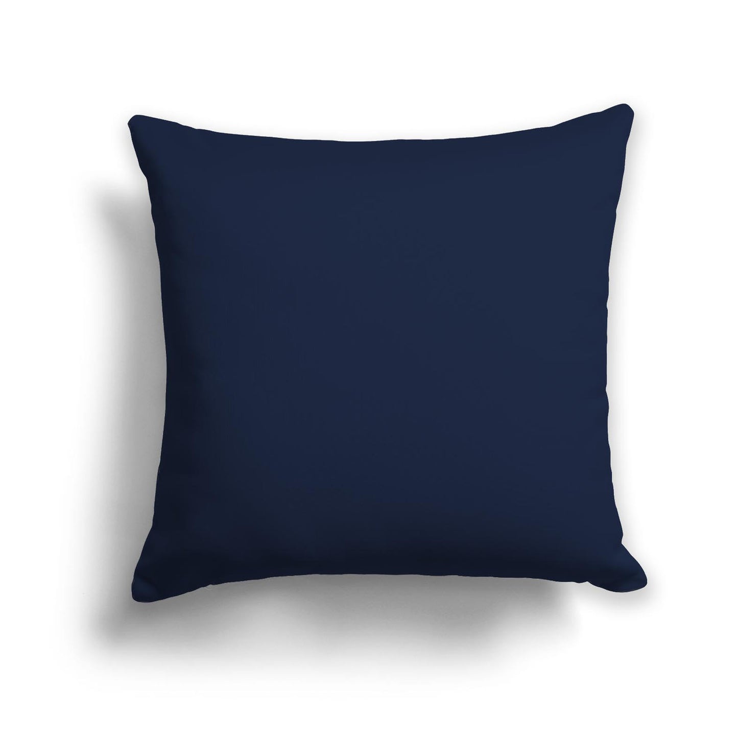 Navy Blue Spun Polyester Throw Pillow 26 x 26 inches / 66 x 66 cm