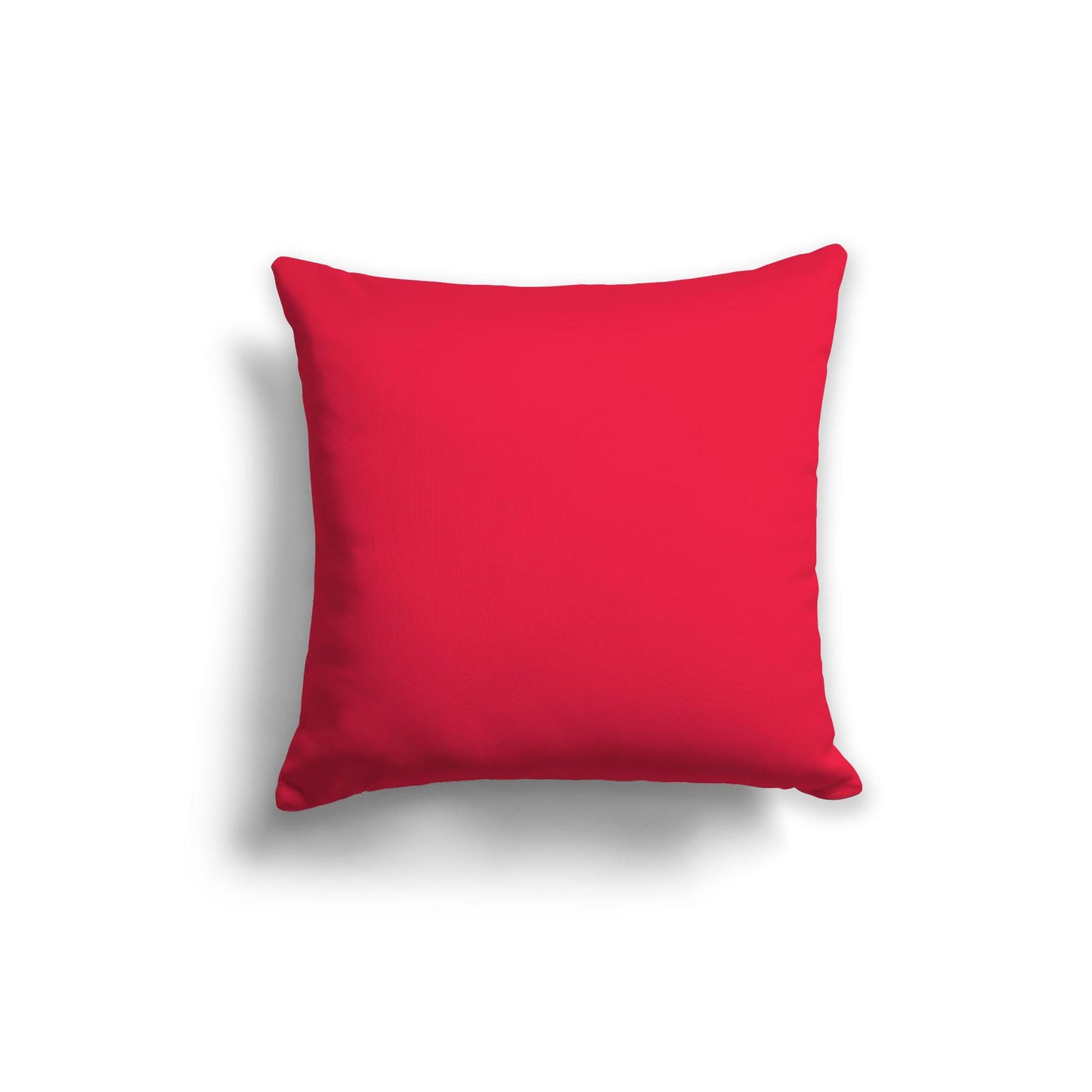 Red Spun Polyester Throw Pillow 20 x 20 inches / 51 x 51 cm