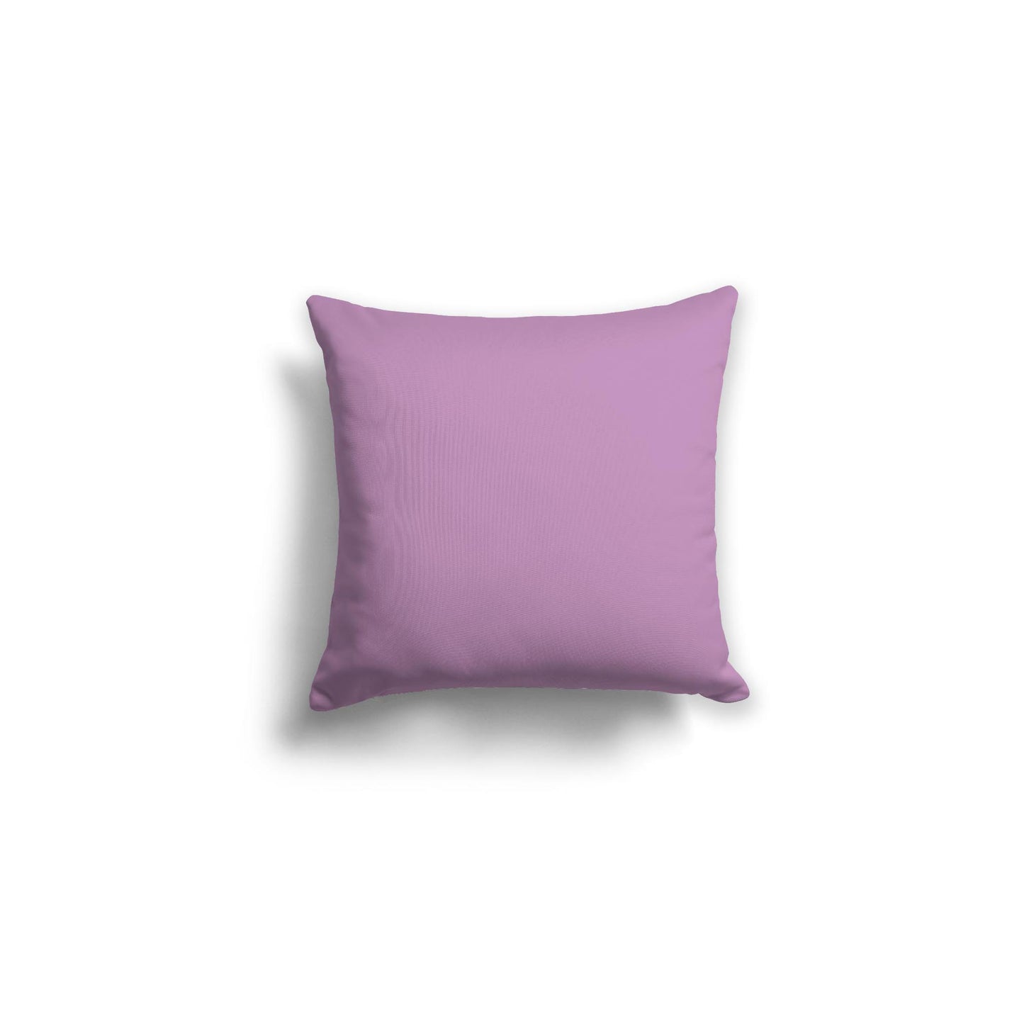 Mauve Spun Polyester Throw Pillow 16 x 16 inches / 41 x 41 cm