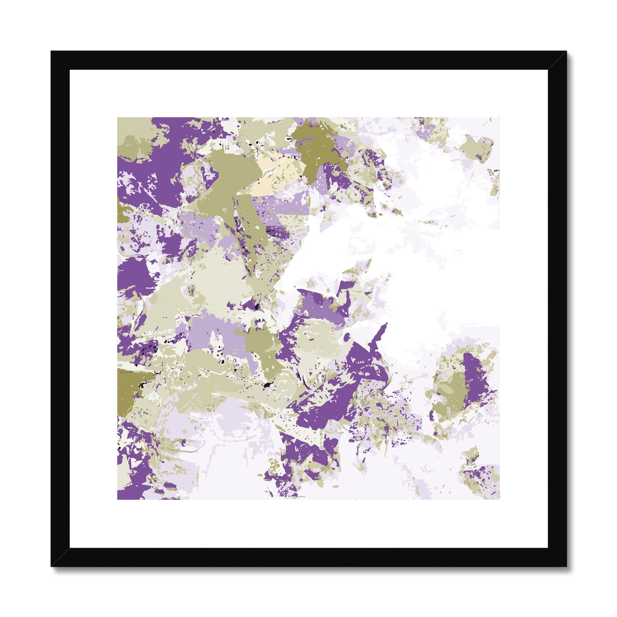 Framed Graphic Art Print, White Mat - 8x8 12x12 16x16 20x20 24x24 28x28 inches | FPS-1250-7695