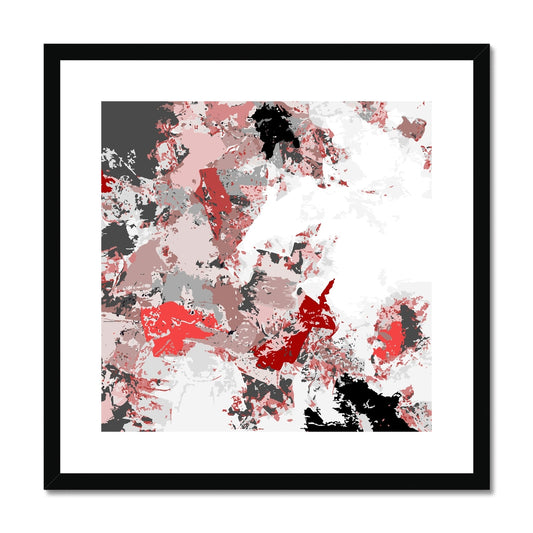 Framed Graphic Art Print, White Mat - 8x8 12x12 16x16 20x20 24x24 28x28 inches | FPS-1190-7695