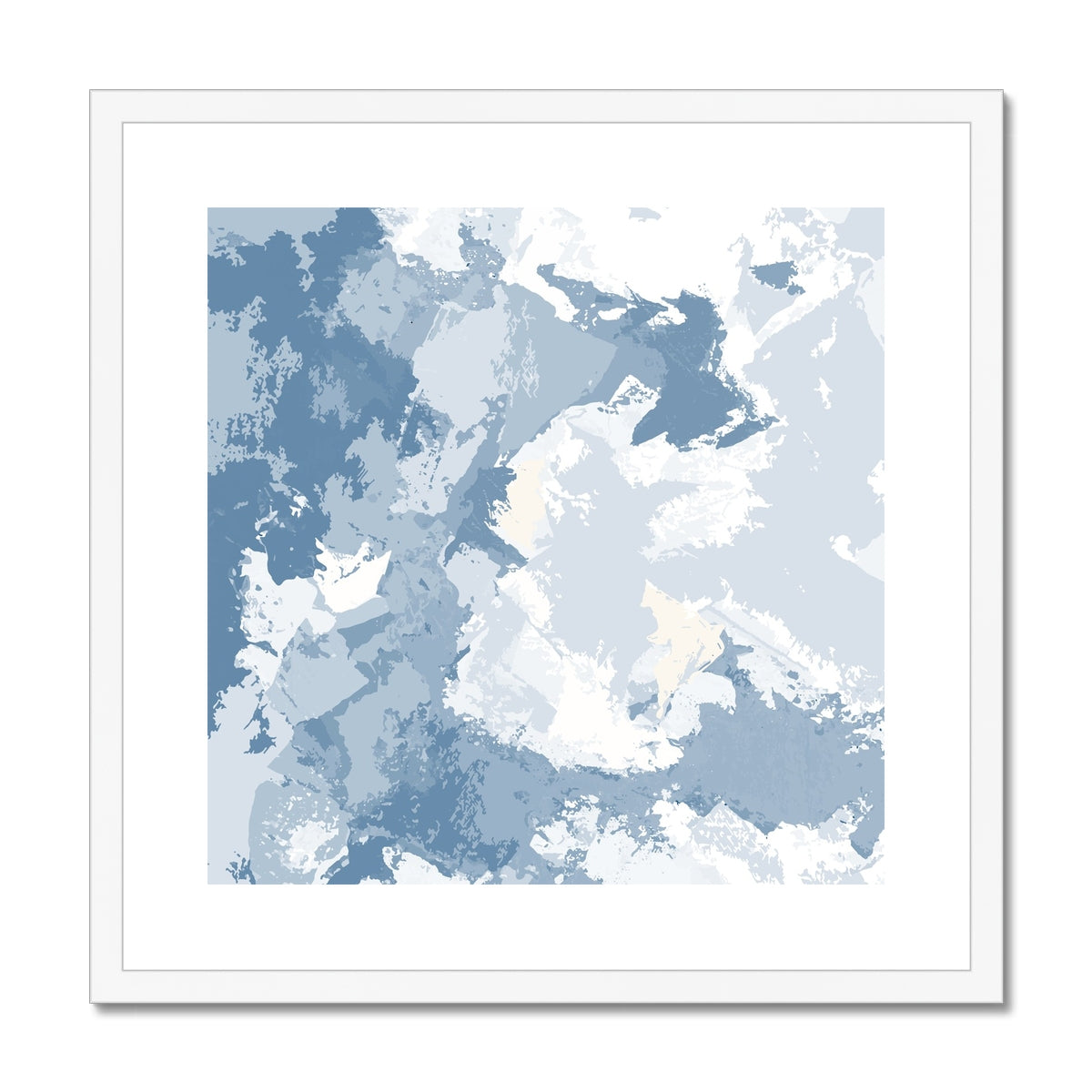 Framed Graphic Art Print, White Mat - 8x8 12x12 16x16 20x20 24x24 28x28 inches | FPS-1230-7691