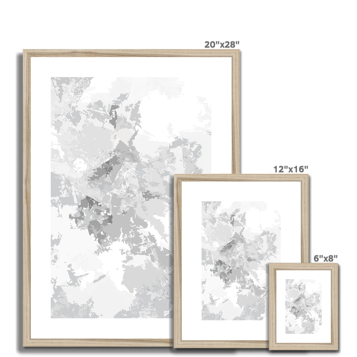 Framed Graphic Art Print, White Mat - 6x8, 8x12, 11x14, 12x16, 16x20, 18x24, 20x28 inches | FPV-1200-7698